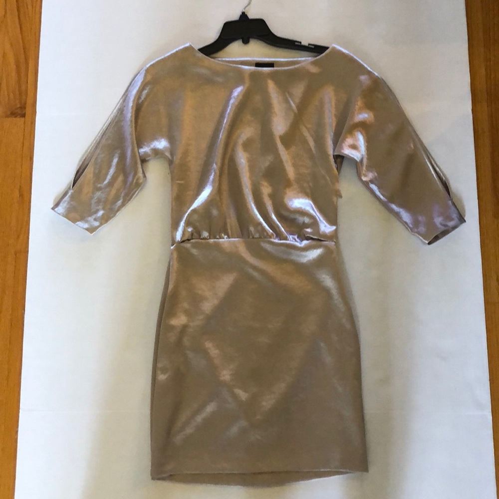 [NWT] Banana Republic Metallic Gold Dress